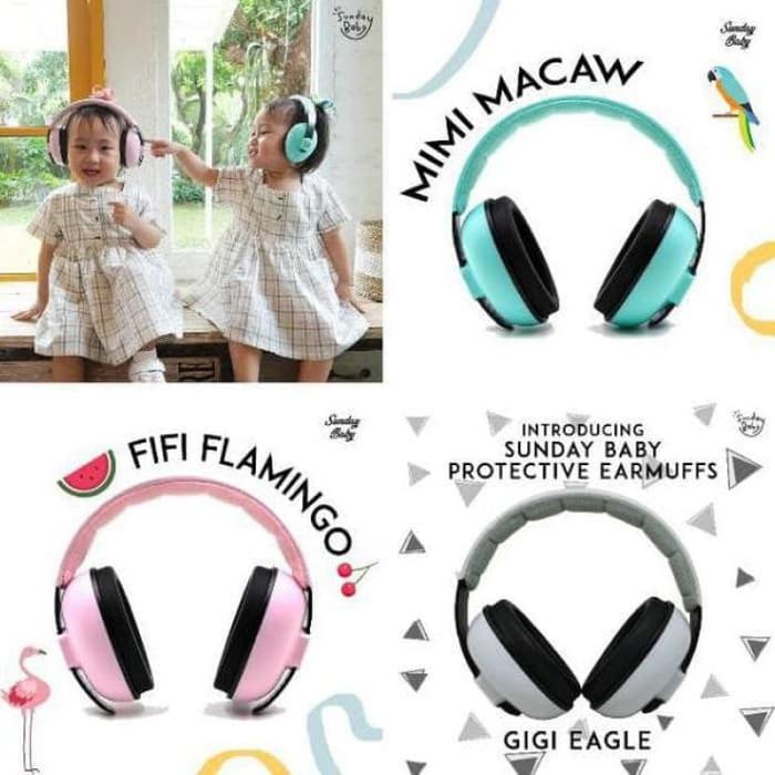 egwq- Sunday Baby Protective Baby Earmuff Untuk Melindungi Pendengaran Bayi