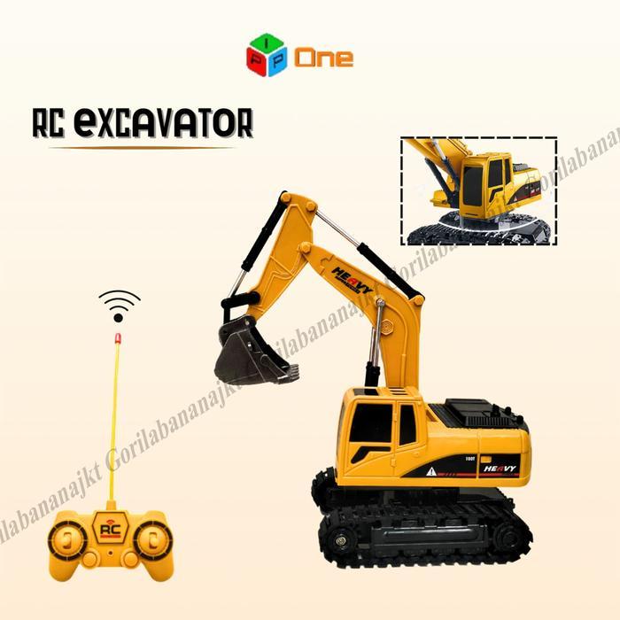 Ready Mainan Truck Kontruksi RC Escavator Mobil Eskavator