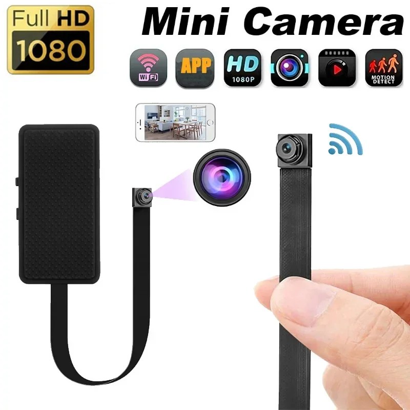 HD1080P Wifi Mini Camera DIY Portable Small Cam Micro Camcorder P2P Wireless Webcam Loop Recording