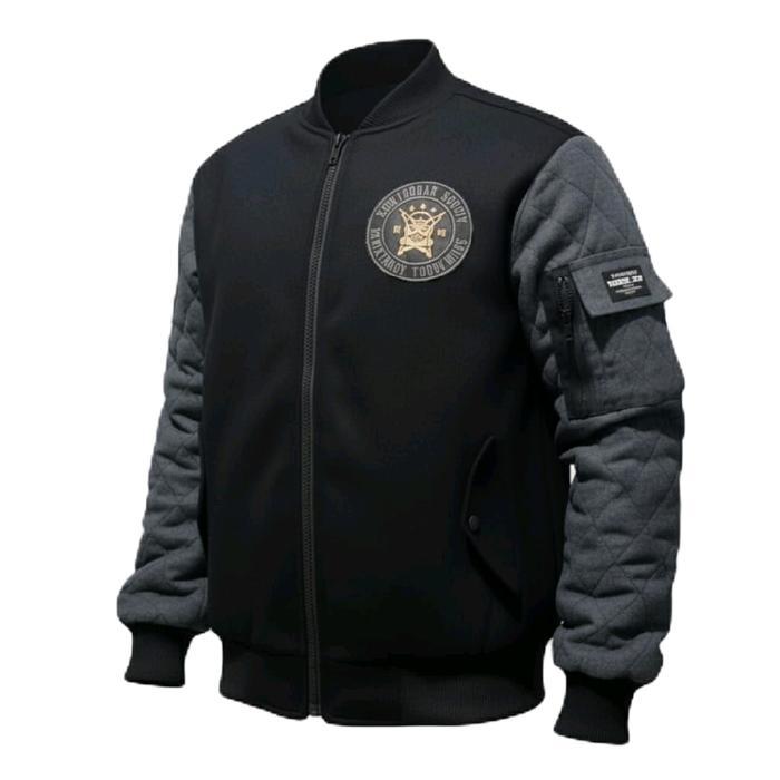 Kicksoogar Jaket Pria & Wanita Bomber Terbaru Keren Hitam Distro Tebal Casual Blazer Waterproof