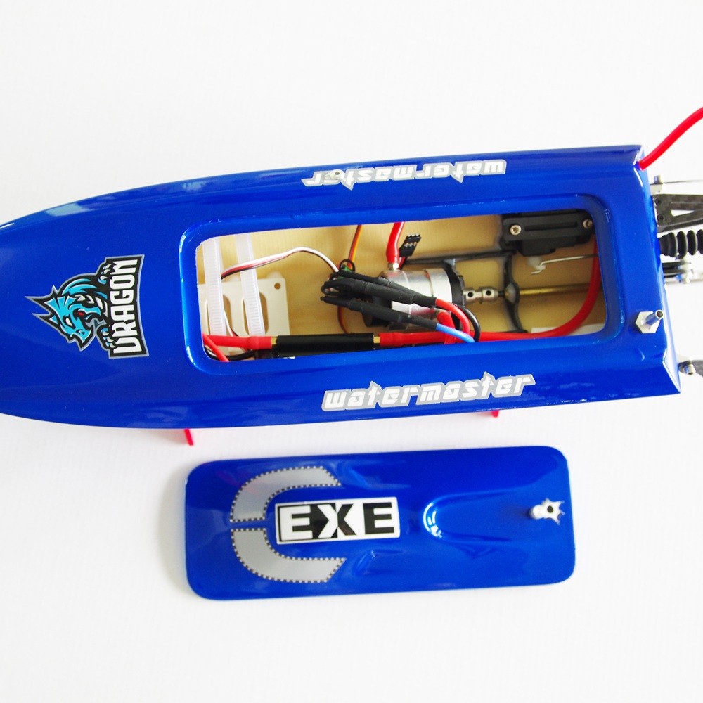 Dt C390 Dragon Fiberglass Brushless Rc Boat/ Catamaran With Motor 2435 Kv2700/ 40A Esc/ 17G Servo