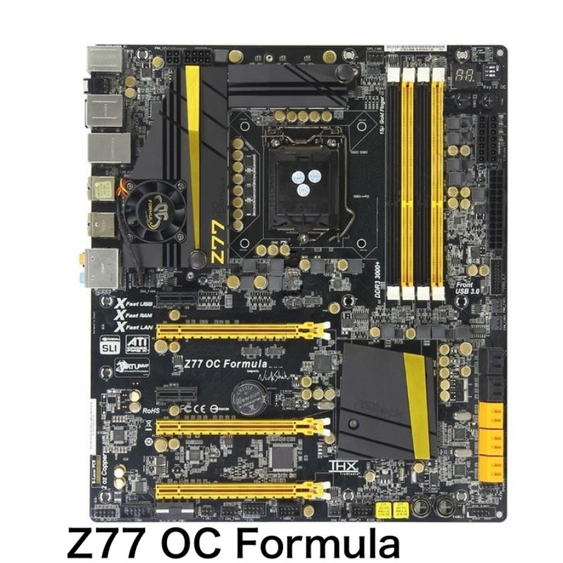 For ASRock Z77 OC Formula Desktop Motherboard Z77 LGA 1155 DDR3 Mainboard 100% Tested OK Fully Work 