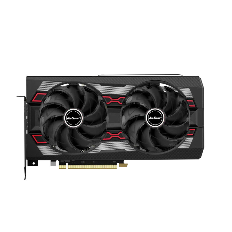 JIESHUO AMD RX 5600XT 6G Gaming Graphics Card GPU 2304 GDDR6 192-bit rx5600xt 6gb Computer Desktop V