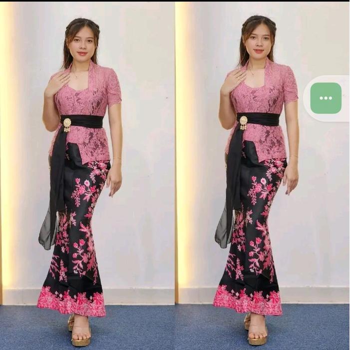 Rok Duyung Batik dan Obi bawahan kebaya Bali modern