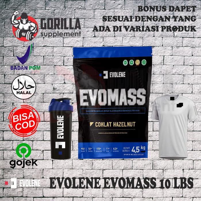 Evolene Evomass 10 lbs 4.5kg 10lb Evo Mass Gainer Evo Len Epolen Susu