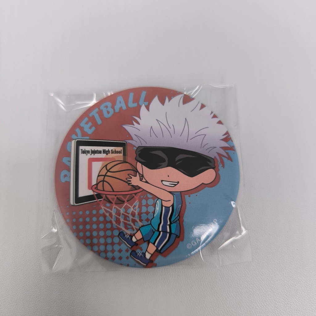 Can Badge Jujutsu Kaisen Gojo Satoru Basket Ver.