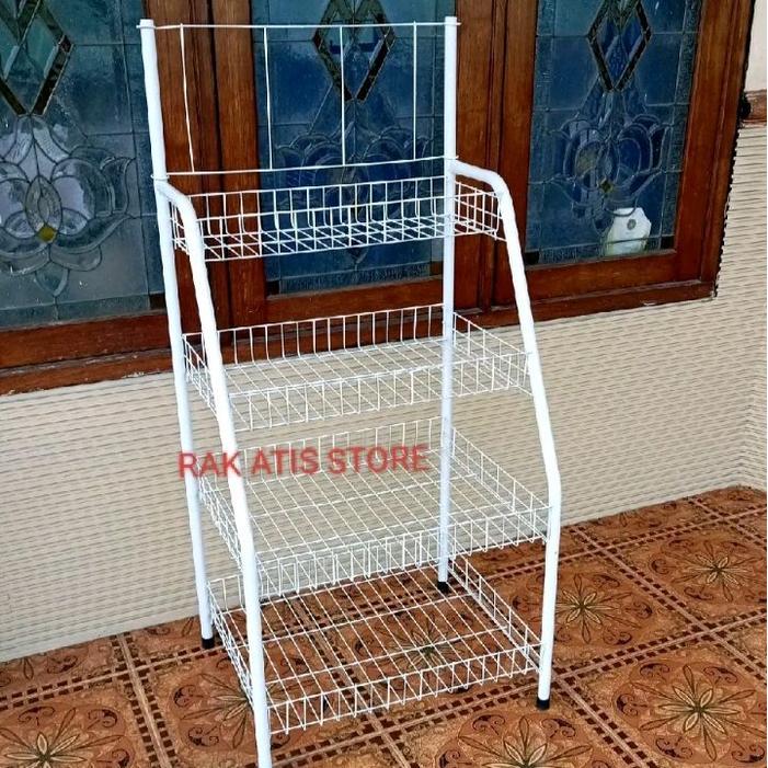 RAK ROTI+RAK SNACK SUSUN 4+ RAK SERBAGUNA 4 SUSUN