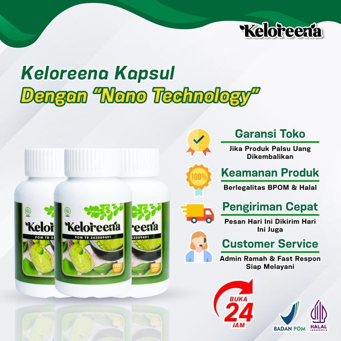 KELOREENA 50 dan 100 Kapsul Daun Kelor Asli 100% Original