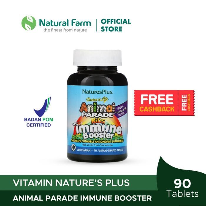 Natures Plus Animal Parade Kids Immune Booster (90 Tabs)