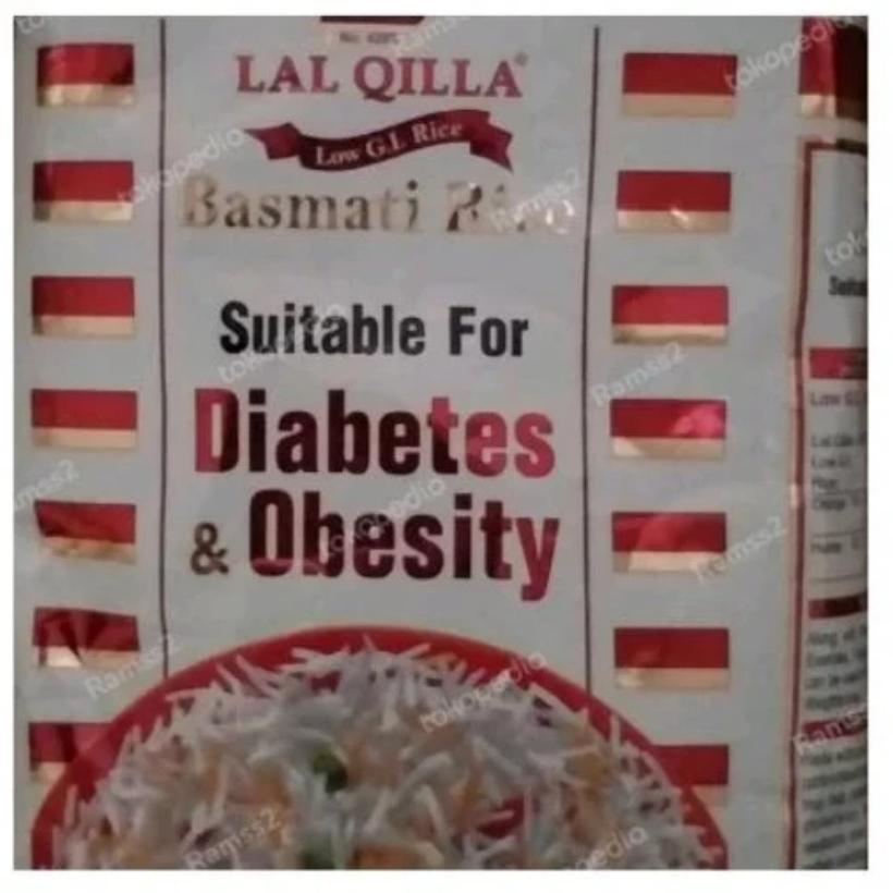Lal Qilla 1 kg Daawat Diabetes & Obesity Basmati Rice Beras India Low Gl