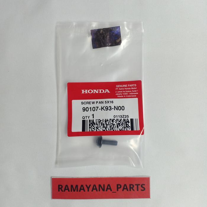 Baut Sekrup Screw Pan 5X16 Scoopy eSP K93 90107K93N00 BEST