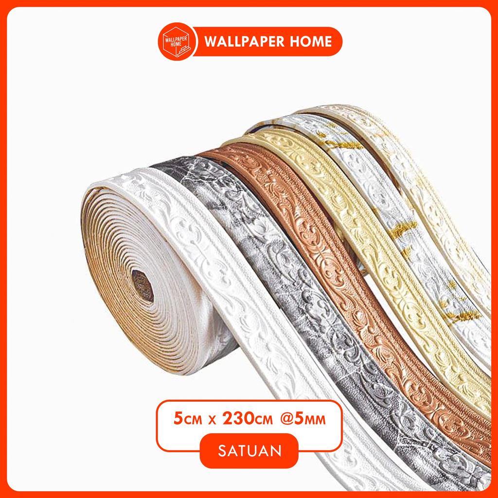 WALL BORDER LIST WALLBORDER FOAM 3D WALPAPER LIST FOAM STIKER DINDING LIST DINDING 3D 2.3 METER -