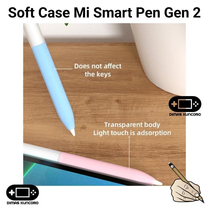 s0oo- Soft Case Mi Smart Pen Gen 2 Silicone Silikon Stylus Xiaomi Smart Pen Gen 2 Pad 6 Pro