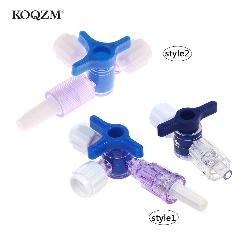 For Clinical Hospital Needle connector of syringe Adapter 2 or 3 Way Stopcock Flexiable T-Connector