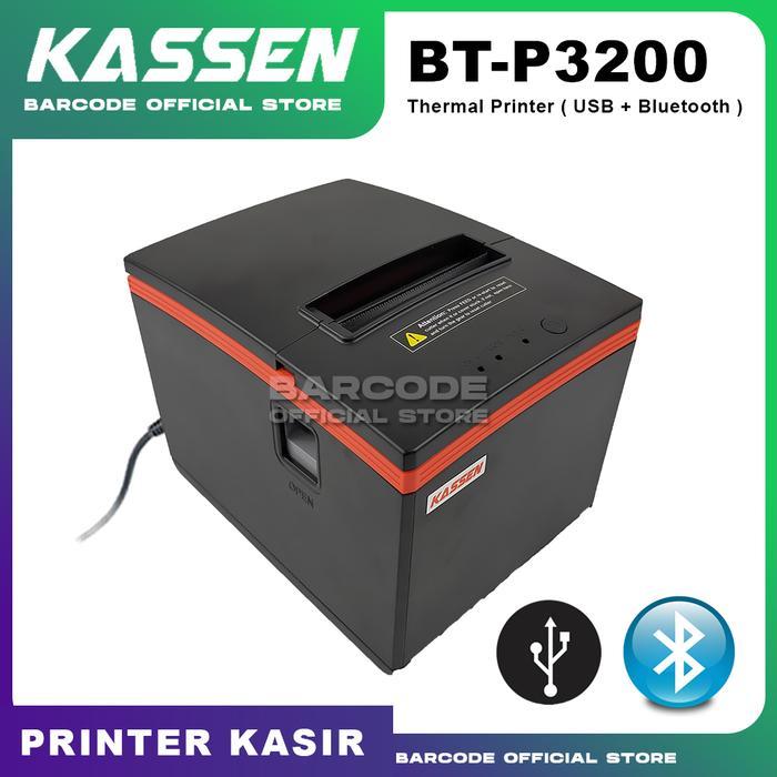 Printer Kassen Bt-P3200 / Btp3200 / Btp 3200 Usb Bluetooth Rj11 80Mm