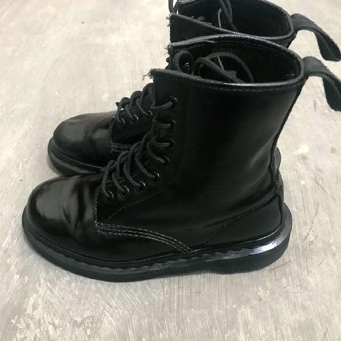 DR. MARTENS 1460 BLACK MONO SMOOTH SZ 37 - 38 23,5 CM