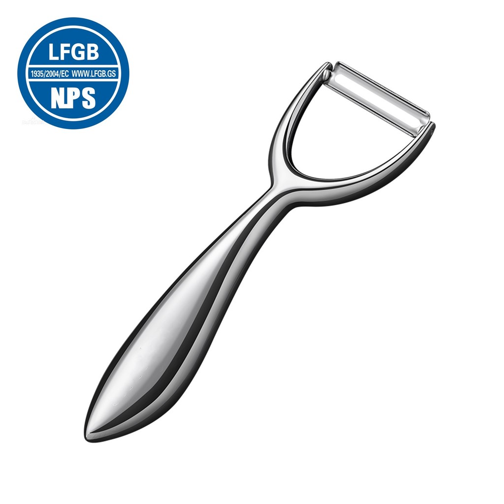 Lfgb Certificated 420 Stainless Steel Peeler With Ultra Sharp Blade Fruit Vegetable Paring Knife