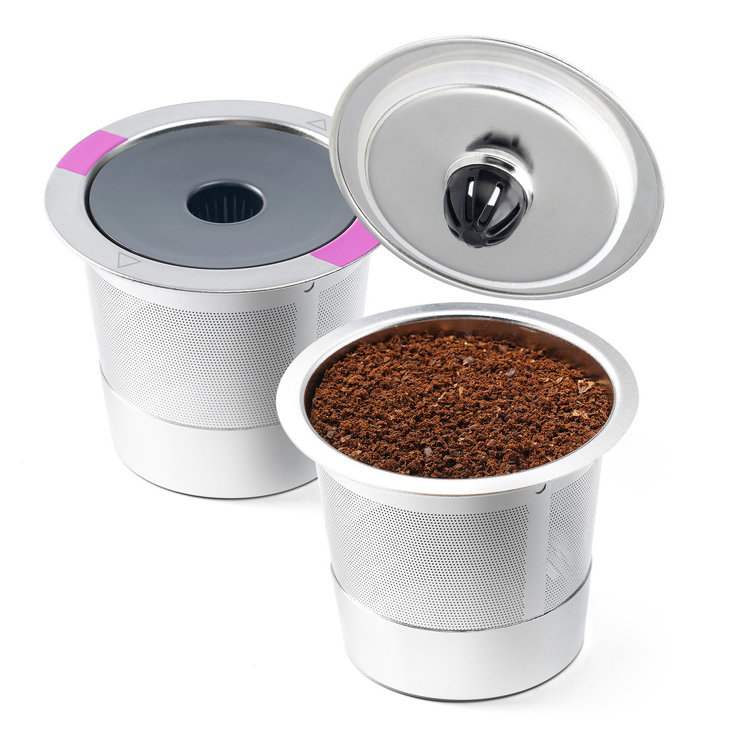 Compatible Keurig K45 Coffee Machine Can Be Recycled Coffee Capsule Shell Hardware K Cup Single Hole