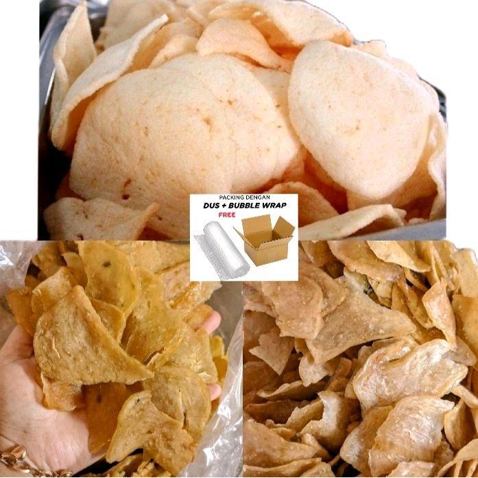 New PATAHAN UDANG / KERUPUK RAWON / KERUPUK UDANG MENTAH/ REMUKAN UDANG Krupuk Makanan