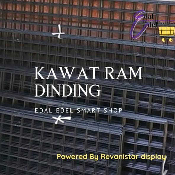 MuraHTerjamin- Wire Grid Wall 60X35Cm Ram Besi Hijang Hiasan Dinding Gantungan Poto Polaroid Pajanga