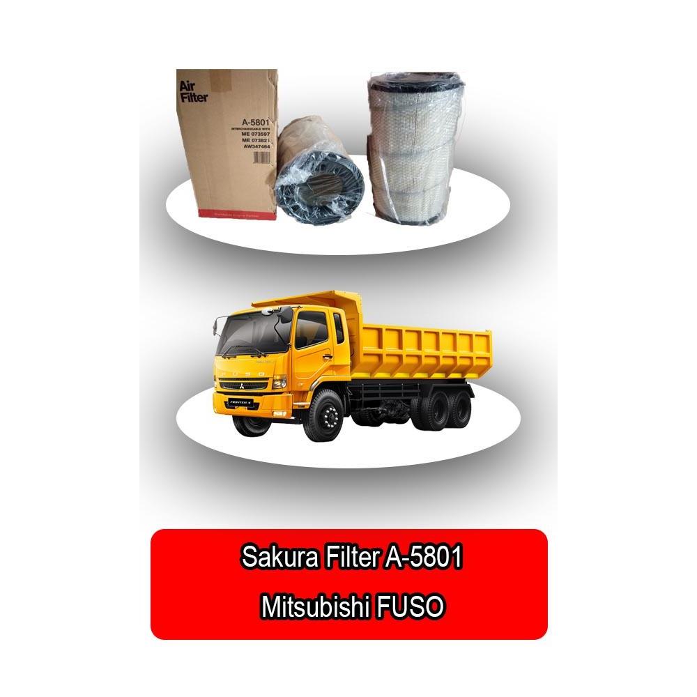 Filter Udara Mits Fuso Fn62F (Outer) Sakura A-5801 - 68355 -