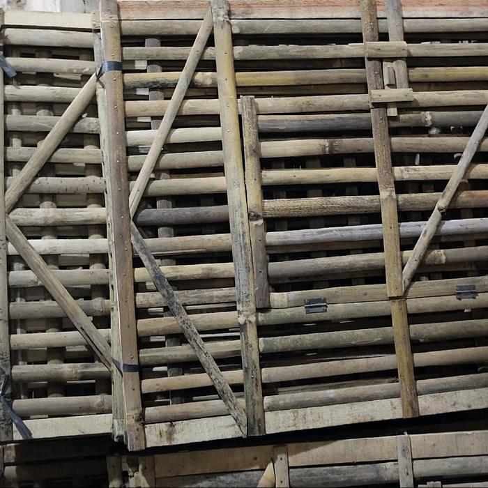 KANDANG BAMBU UNTUK AYAM BOK JAGO KANDANG AYAM BAMBU RAKITAN