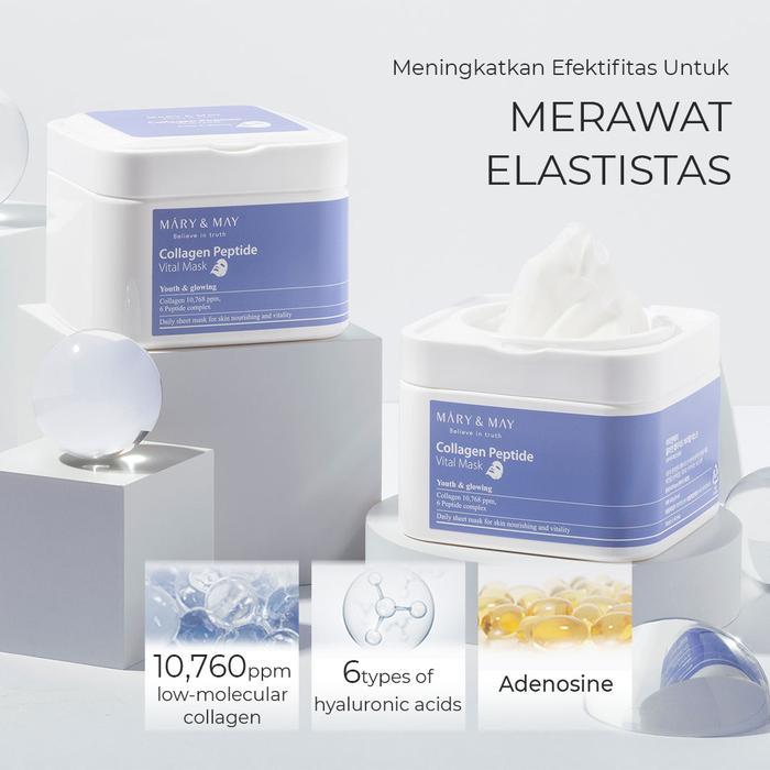kdln- Mary & May Collagen Peptide Vital Mask
