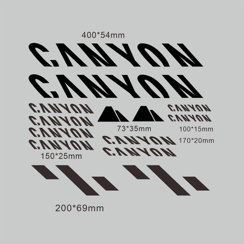 NEW CANYON Bike Frame Decals Stickers Bicycle cycling, mtb, bmx, road, bike frame sticker Bike Frame