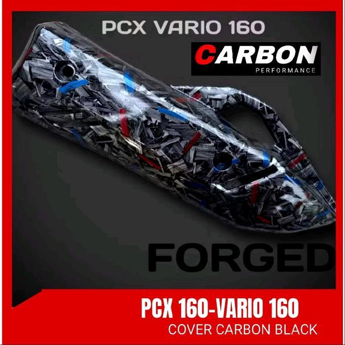 TUTUP KNALPOT PCX 160 CARBON FORGED / Tutup knalpot pcx 160 carbon forged vario 160 carbon forged