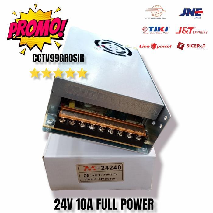 Power Supply 24V 10A Fan Adaptor 24V 10A Ready