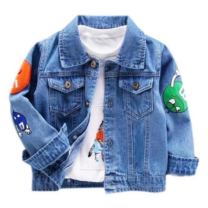 Jaket Jeans Anak Laki-Laki 1 - 6 Tahun Original