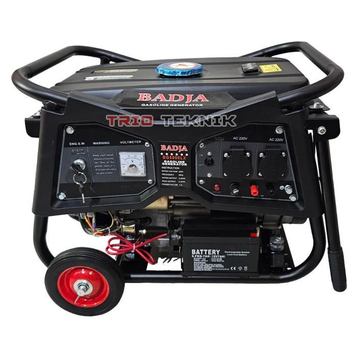Mesin Genset Bensin 3000 Watt 4 Tak Generator Listrik Badja BG 5000LX