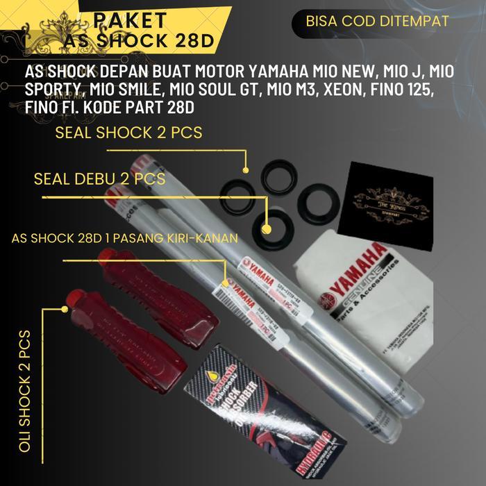 Paket As Shockbreaker Depan + Abu Yamaha Mio New Mio J Mio M3 Mio Sporty Mio Smile Mio Soul GT Xeon