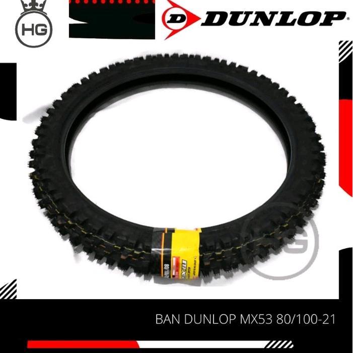 Trail Dunlop Ban Depan 80/100 Ring 21 Trail Dunlop Geomax MX53 80/100-21