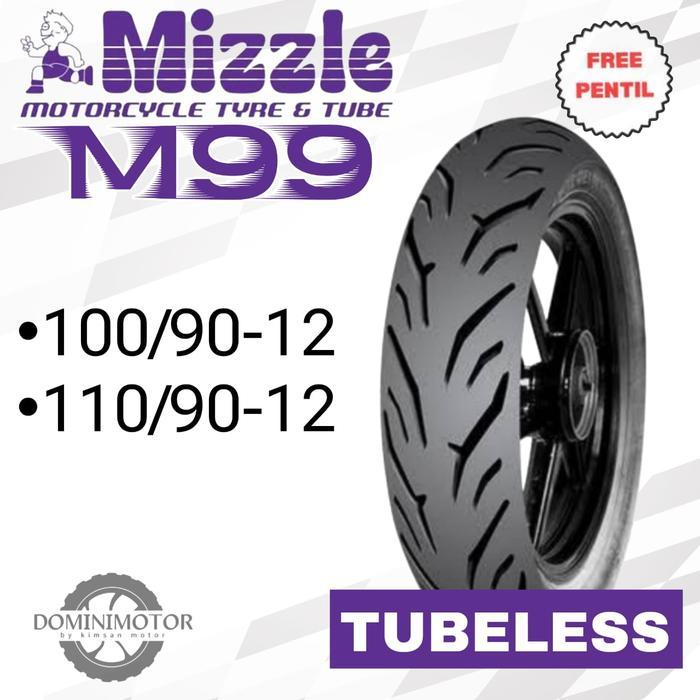 MIZZLE M99 Ring 12 Tubeless Ban Motor Ring 12 Ban Motor Matic 14
