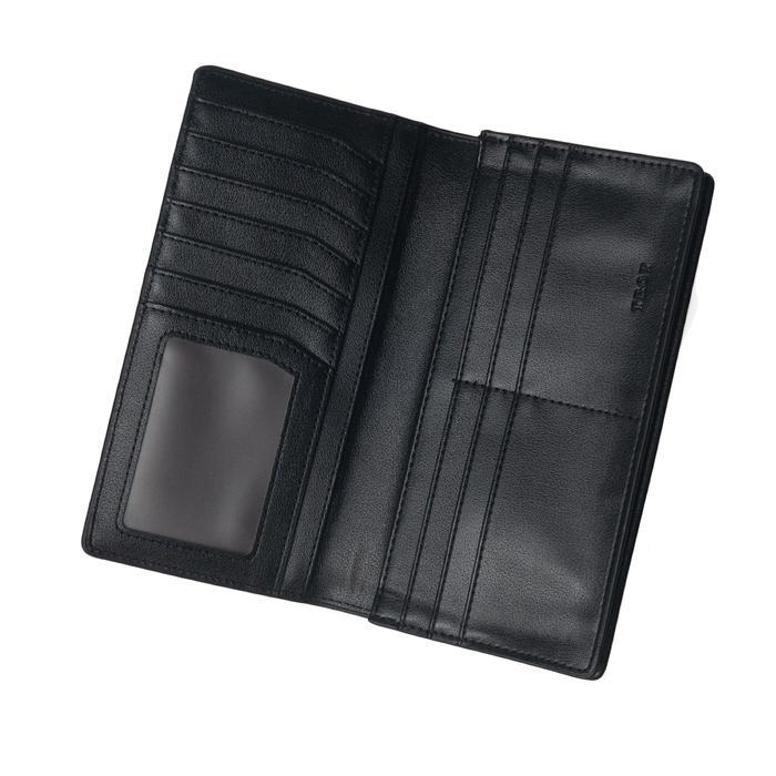 Bostanten Shop - Dompet Panjang Lipat Pria - - Piero - Bahan Kulit Motif Carbon