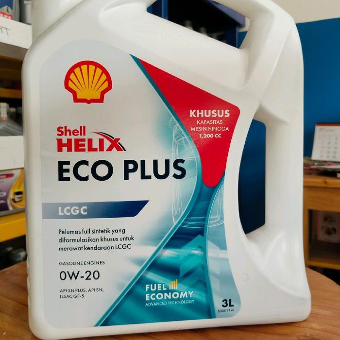 shell oli mobil helix eco plus 0W-20 3L 100%ORI