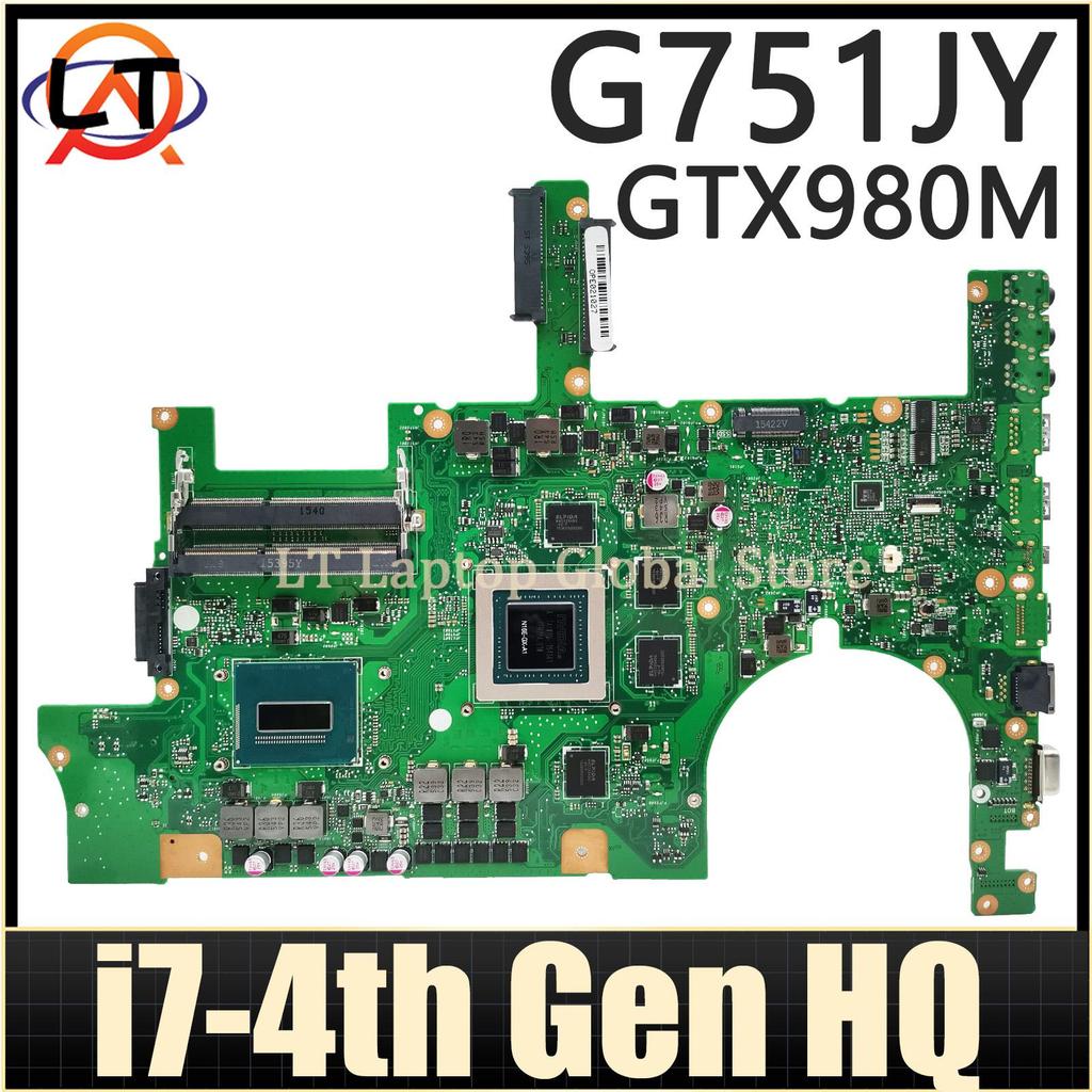 LT Laptop G751JY motherboard For ASUS ROG G751JT G751JL G751J G751 mainboard I7 4th Gen CPU GTX965M/