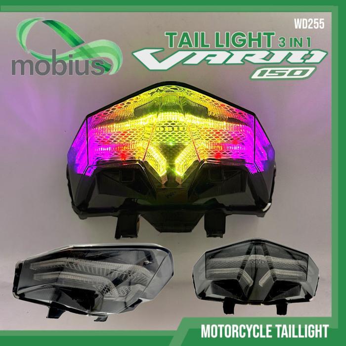 Stoplamp Lazy vario 125 150 new led RGB Fullset Vario New 2018-2025 Lampu Variasi Vario New