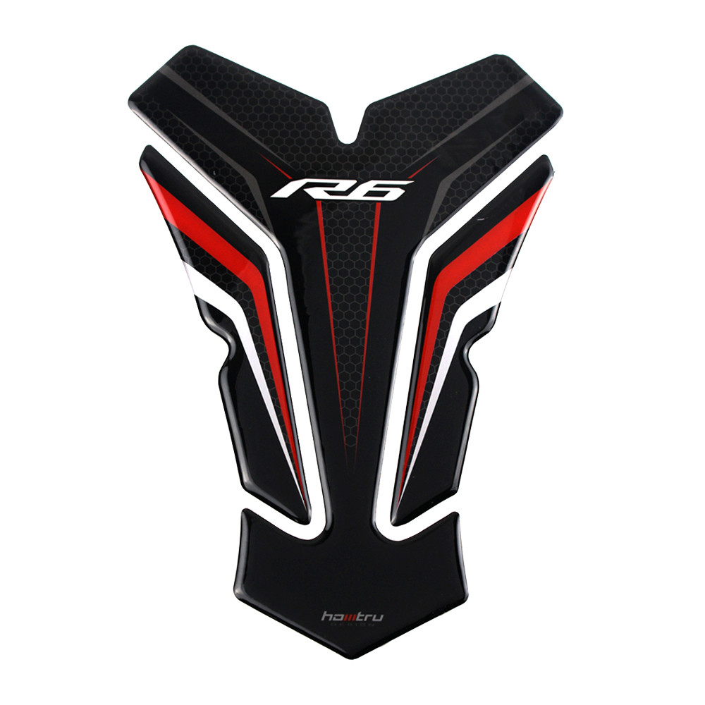 Motorcycle Tank Pad Protector 3D Case For YAMAHA R6 YZF-R6 2009-2018 Tank Decal Stickers 1998 2018 2