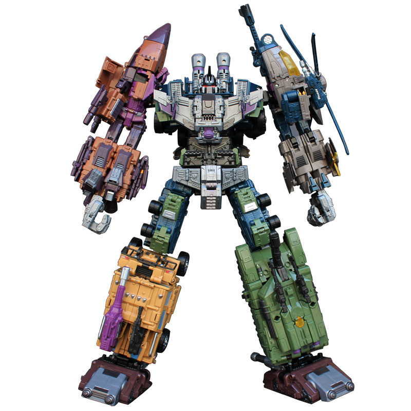 JinBao Bruticus Transformation Cool Anime 5 in 1 Action Figure Robot Car Military Tank Model Toys