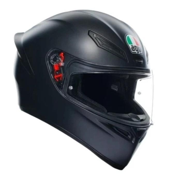 AGV_K1S E2206 BLACK MATT HELM MOTOR FULL FACE
