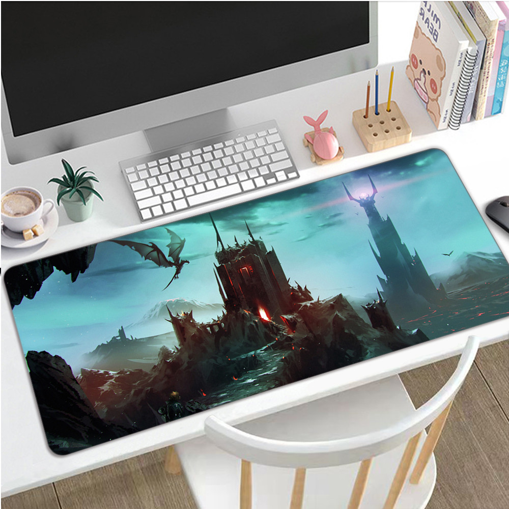 Lotrs Movie Rings Mousepad Gaming Accessories Mouse Mat XL Mousepad 30x60 Anime Mausepad Alfombrilla