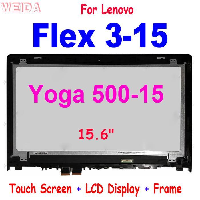 Casing Laptop 15.6" For Lenovo Flex 3-15 Flex 3 15 LCD Display Touch Screen Digitizer Assembly with 