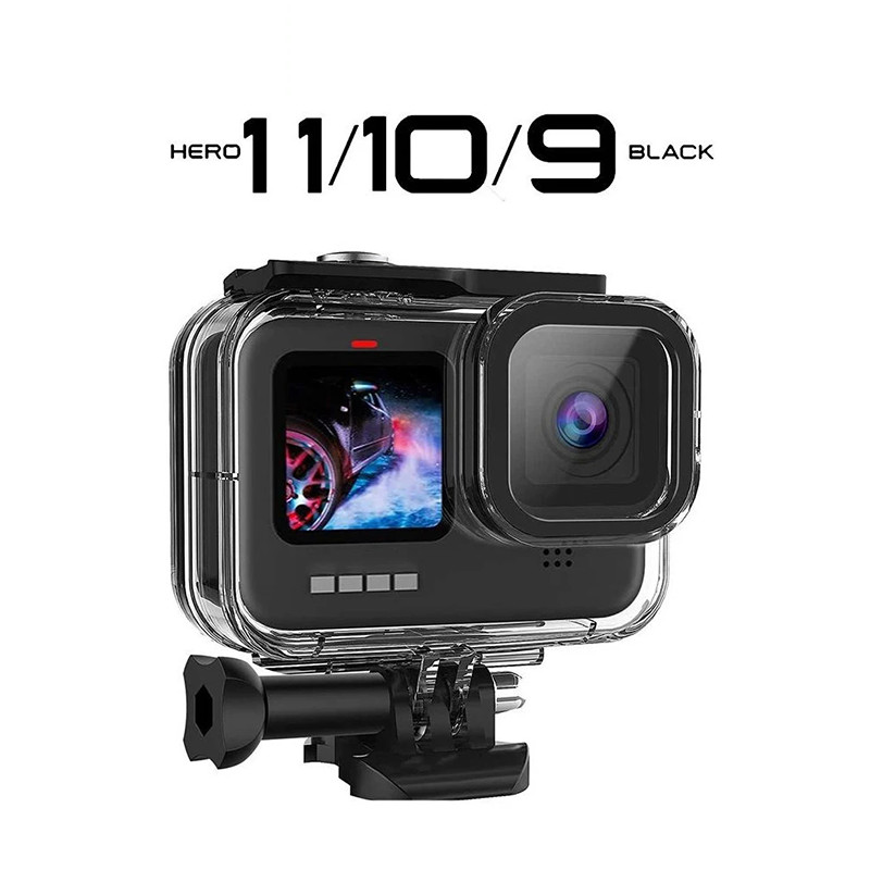 Housing Diving Protect For Gopro Hero 11 10 9 Black Case Waterproof For Go Pro 9 10 Gopro9