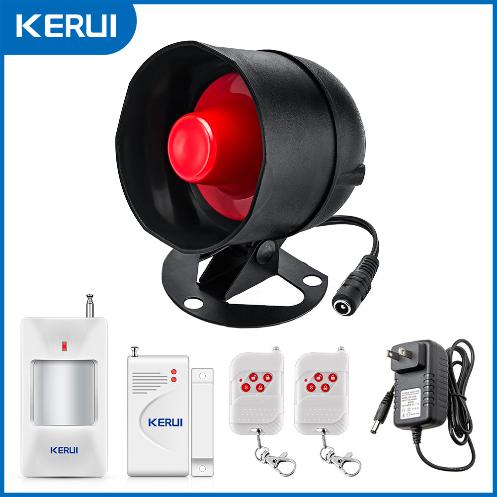 KERUI Security Alarm System Kit 110dB Door Alarm System Wireless DIY Smart Home Security System