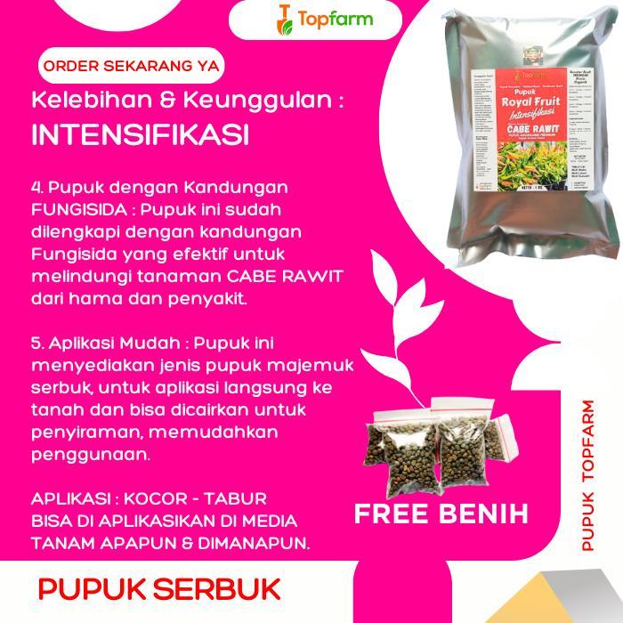 Mantabetul Pupuk Cabe Rawit Serbuk - Pupuk Khusus Pohon Cabe / Pupuk Penyubur Tanaman Cabe Rawit,