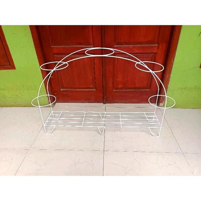 Mantabetul Rak Pot Bunga Minimalis/ Standing Pot Bunga Minimalis / Standing Pot Bunga Besi