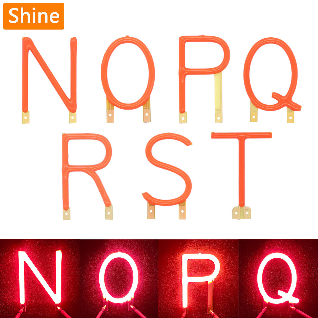 RED English Letter Filament NOPQRSTUVWXYZ DC3V LED COB Flash Candle LED Party Wedding Christmas