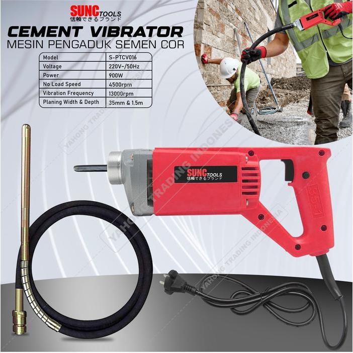 Mesin Cor Listrik Pemadat Cor Semen Beton Tembok SUNC TOOLS